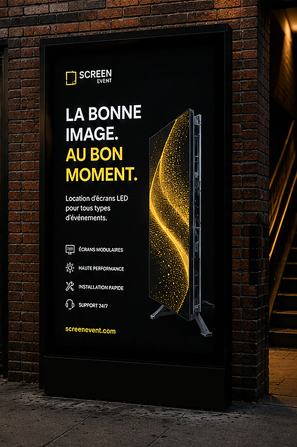 Écran LED extérieur — Screen Event